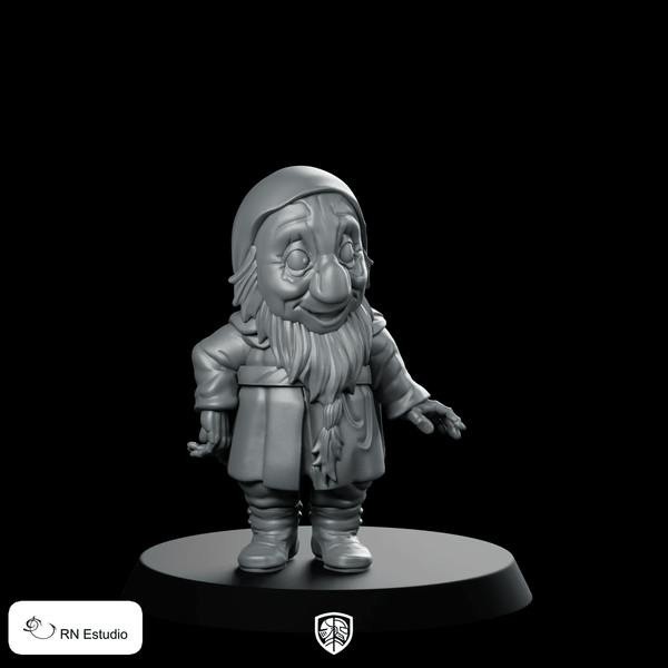 Bifur Miniature Gnome Villager - RN Estudio - We Print Miniatures