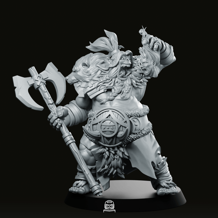 Große alte Ork-Miniatur