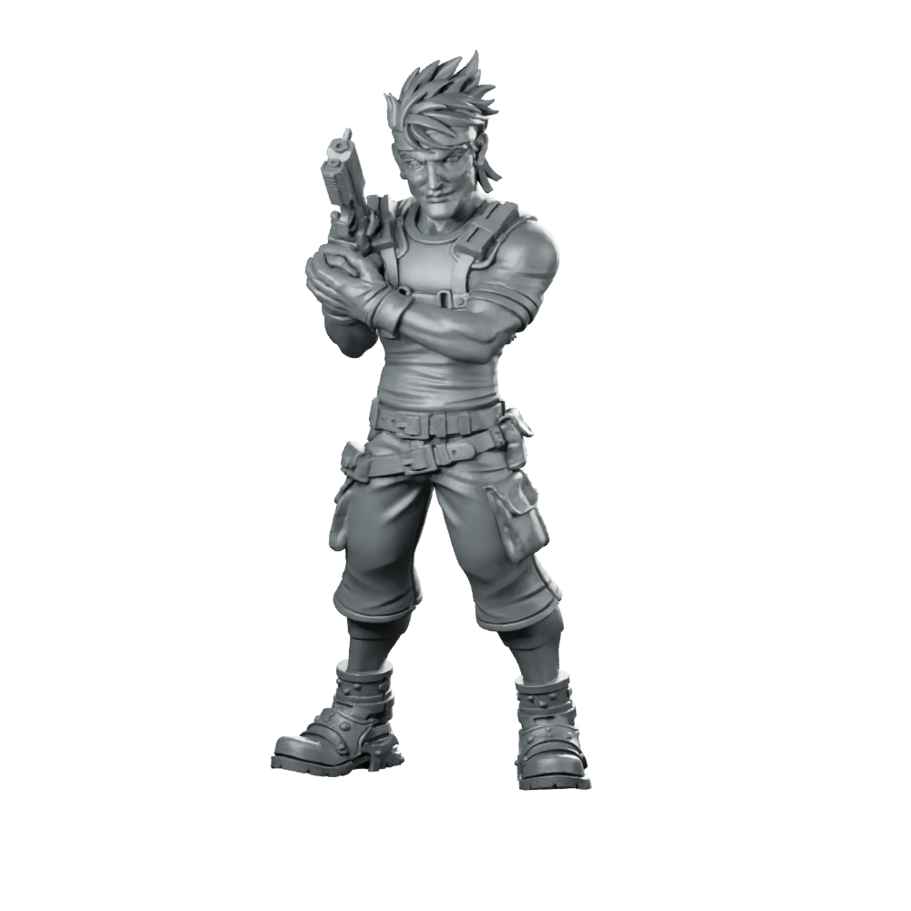 Biggs Miniature Rogue Gunner Miniature 360 Spin 01