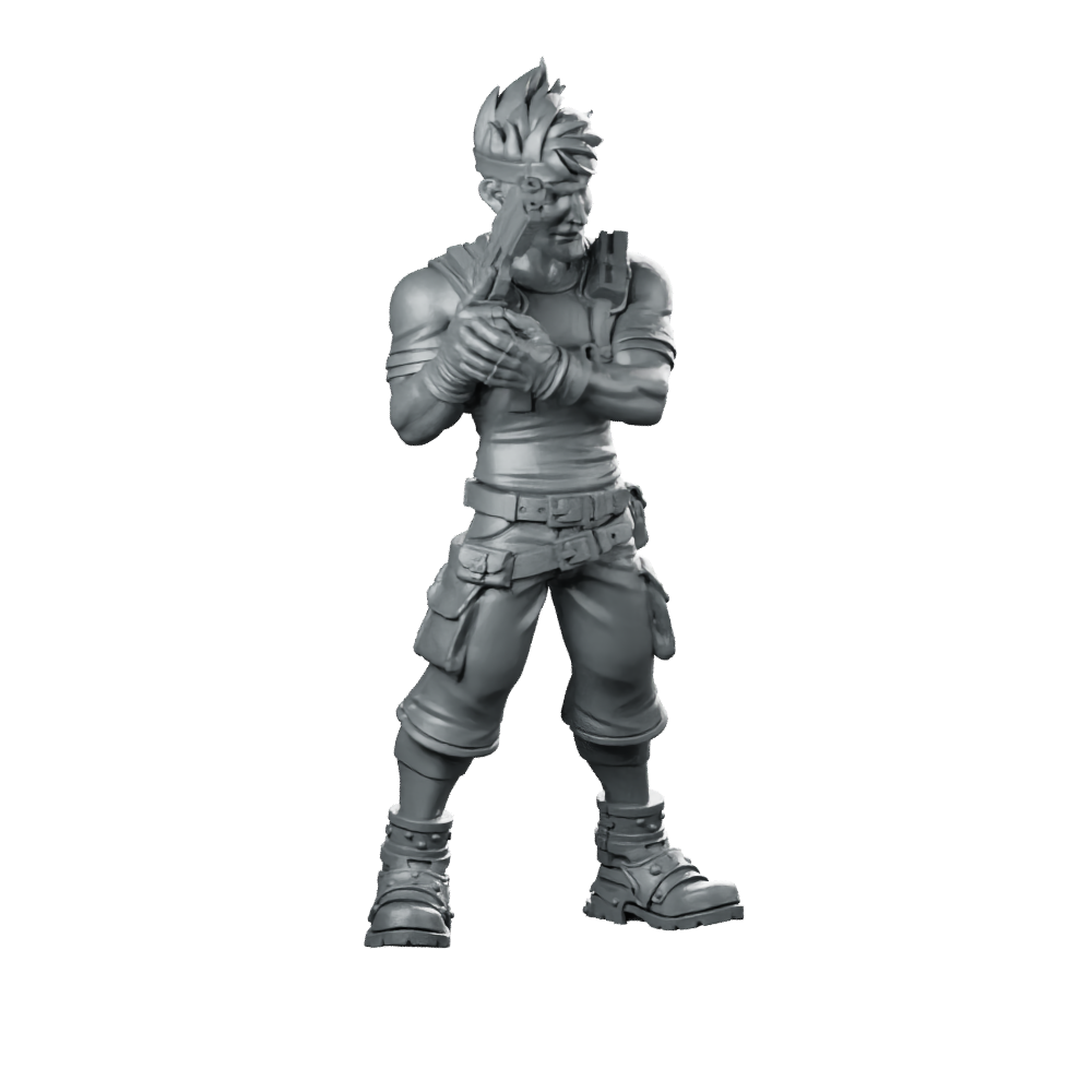Biggs Miniature Rogue Gunner Miniature 360 Spin 02