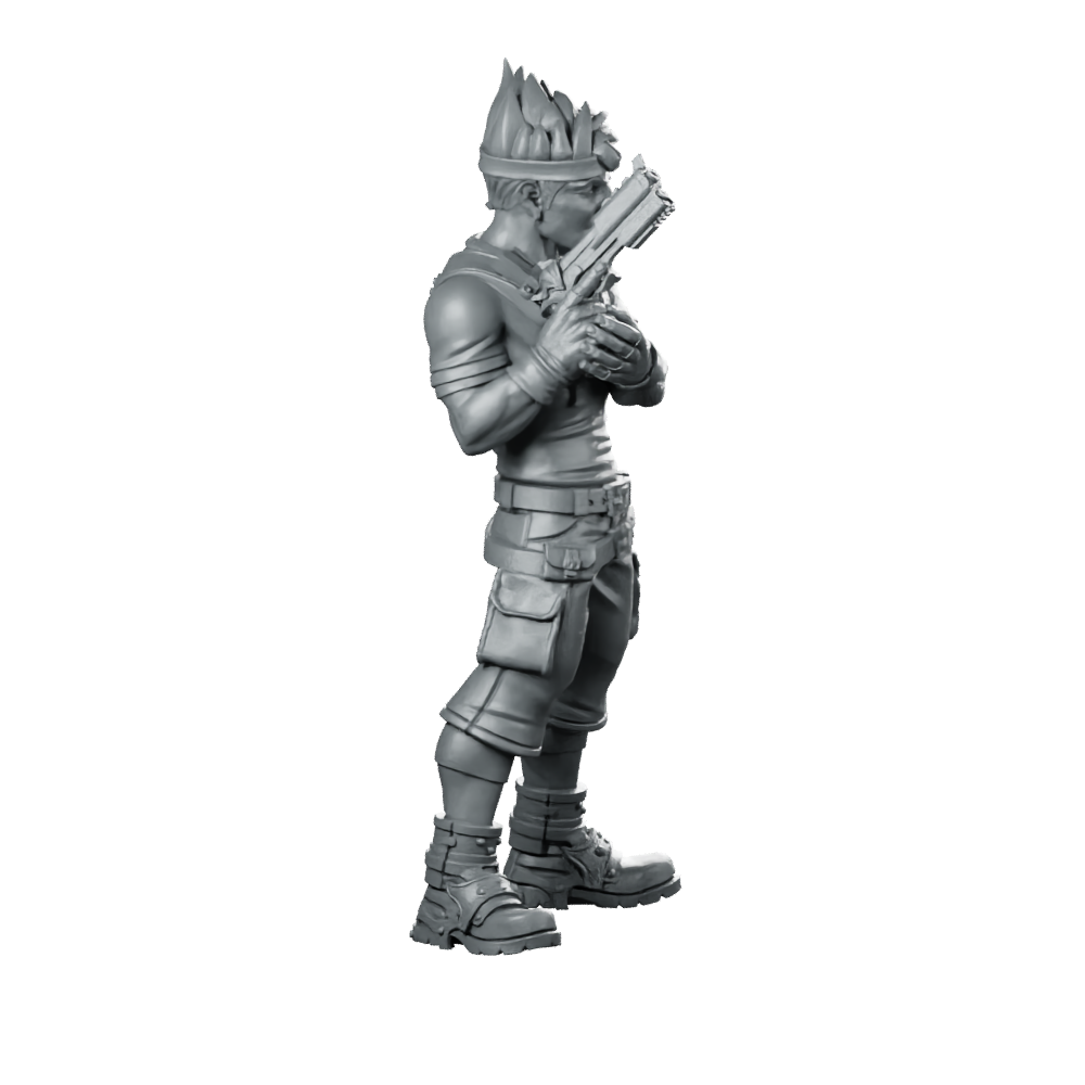 Biggs Miniature Rogue Gunner Miniature 360 Spin 03