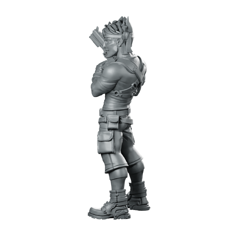Biggs Miniature Rogue Gunner Miniature 360 Spin 07