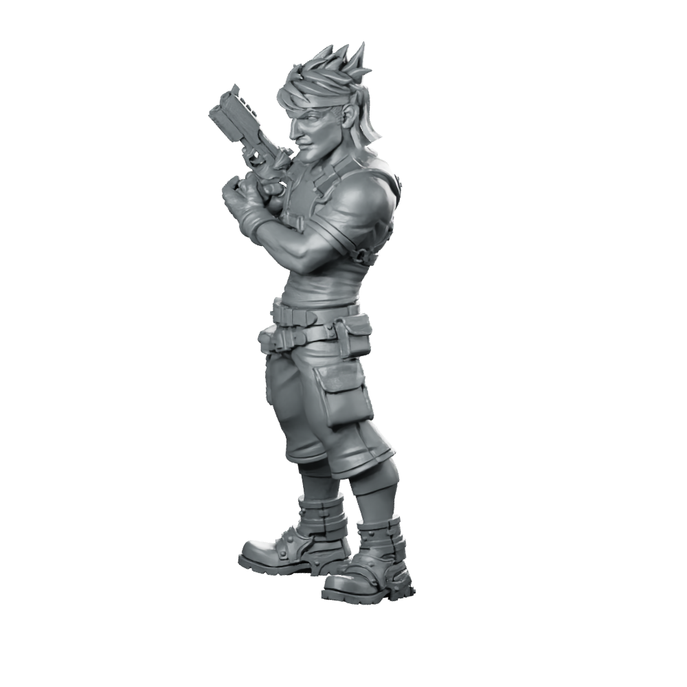 Biggs Miniature Rogue Gunner Miniature 360 Spin 08
