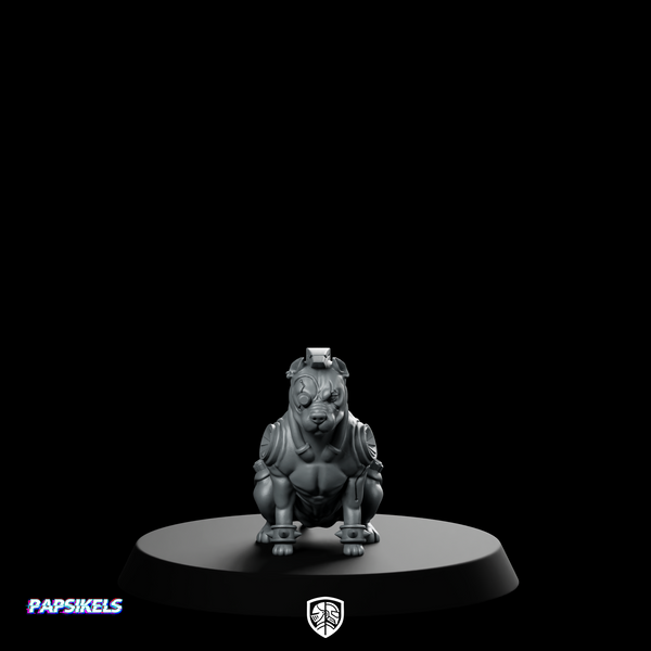 Biggz Dog CyberDog Pet Miniature Sci-Fi Resin