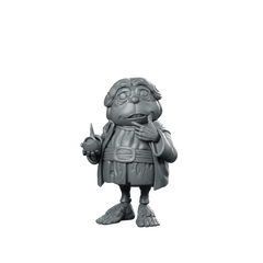Bilbo LOTR Miniature Humorous Hobbit Adventurer Seaside Miniature 360 Spin 01