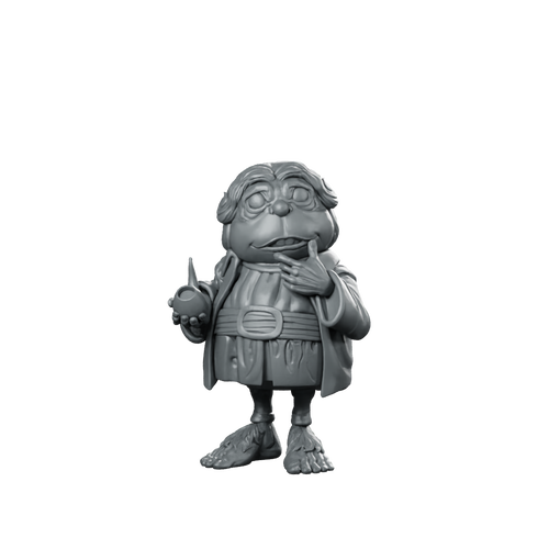 Bilbo LOTR Miniature Humorous Hobbit Adventurer Seaside Miniature 360 Spin 01