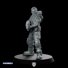 Billy Joe Space Marine Action Miniature Raygun Hero