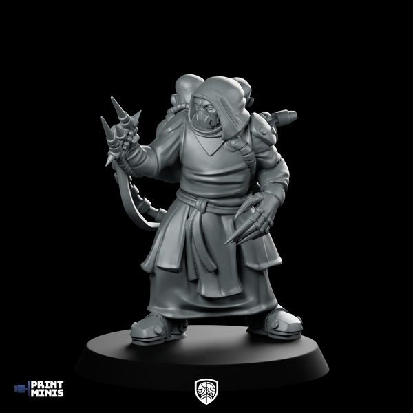 Bio Anarchist Miniature Cyberpunk Rebel Gang Fighter