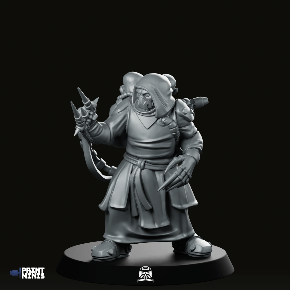 Bio Anarchist Miniature - PrintMinis - We Print Miniatures