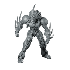 Bio Boosted Apex Hunter B Miniature Sci-Fi Resin Miniature 360 Spin 01