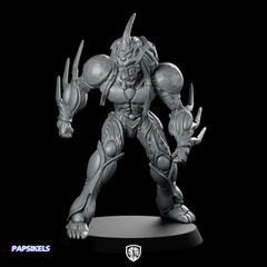Bio Boosted Apex Hunter B Miniature Sci-Fi Resin