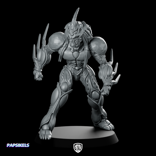 Bio Boosted Apex Hunter B Miniature Sci-Fi Resin
