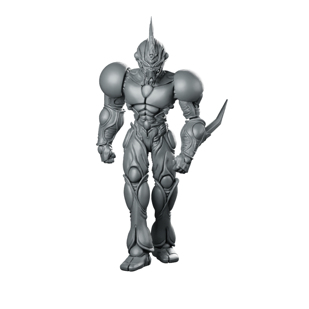 Bio Techno Man 2 C Miniature Bio-Mechanical Cyborg Miniature 360 Spin 01