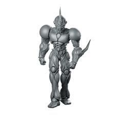 Bio Techno Man 2 C Miniature Bio-Mechanical Cyborg Miniature 360 Spin 01