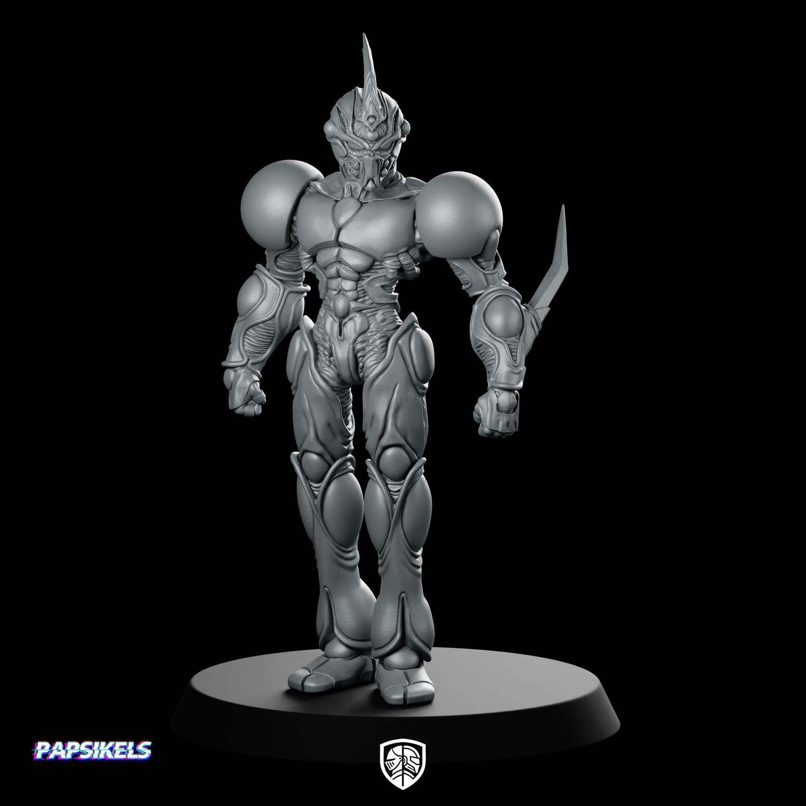 Bio Techno Man 2 E Miniature Sci-Fi Cyborg