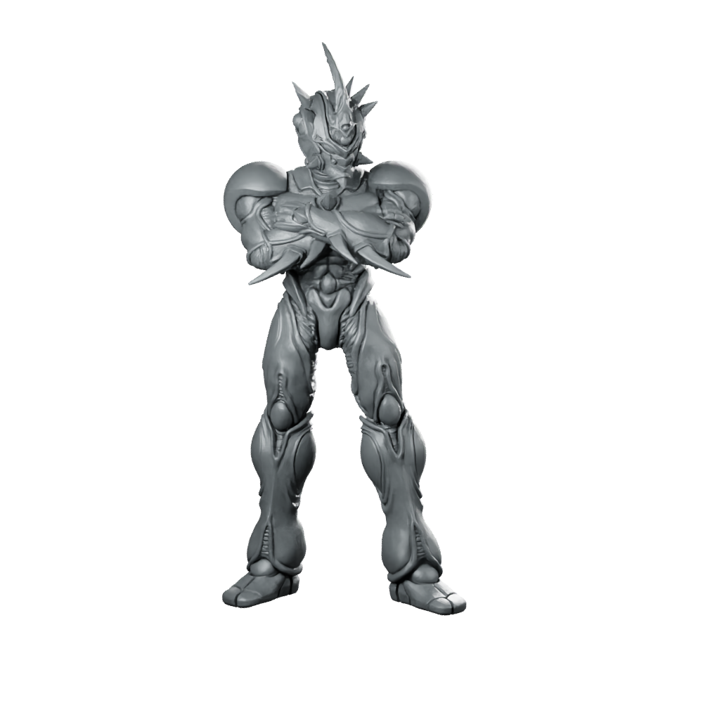 Bio Techno Man 3 B Miniature Cyborg Miniature 360 Spin 01