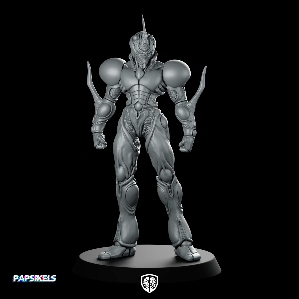 Bio Techno Man Zero 1 Miniature Cyberpunk Cyborg - Papsikels Miniatures - We Print Miniatures