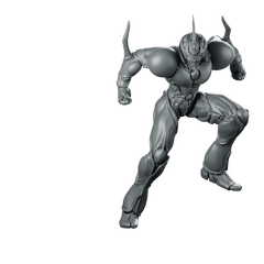 Bio Techno Man Zero 2 Miniature Cybernetic Warrior - Papsikels Miniatures - We Print Miniatures