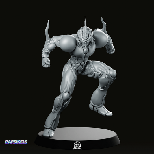 Bio Techno Man Zero 2 Miniature - Papsikels Miniatures - We Print Miniatures