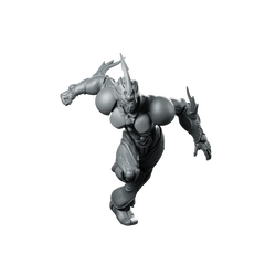 Bio Techno Woman 1 C Miniature Cyborg Runner Miniature 360 Spin 01