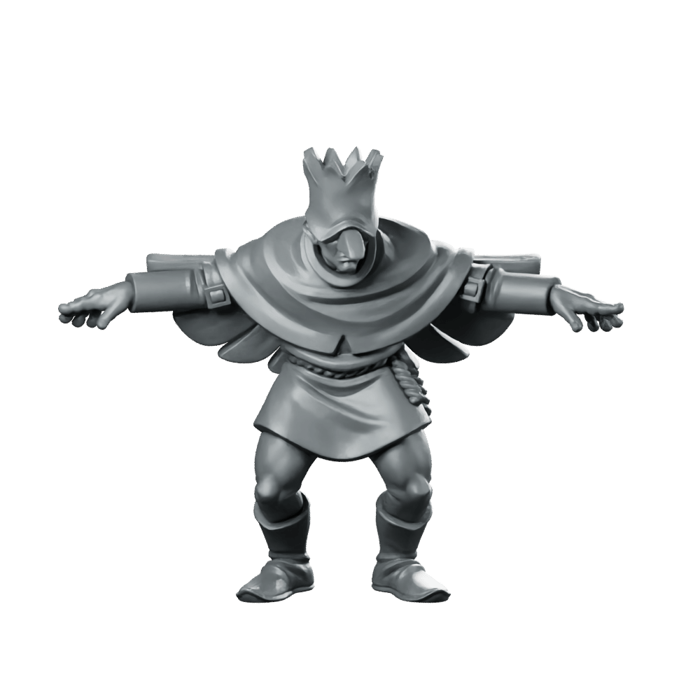 Bird King Miniature Fantasy NPC Resin Character - Vae Victis - We Print Miniatures