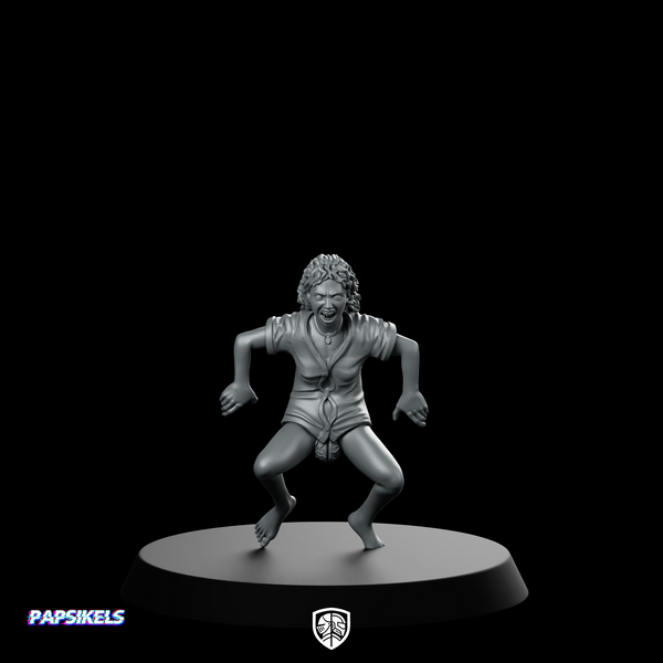 Birth Of Hybrid Offspring Miniature Sci-Fi Horror Resin