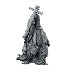 Bishop Zombie Zombie Pope Undead Cleric Corrupt Miniature 360 Spin 01