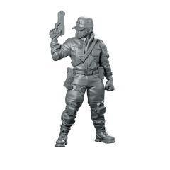 Black Cell V1 Miniature Masked Trooper Pistol - UNIT9 - We Print Miniatures