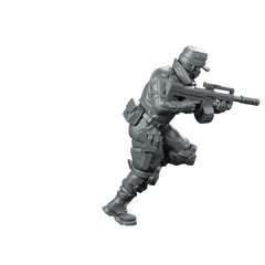 Black Cell V2 Miniature Tactical Trooper Miniature 360 Spin 03