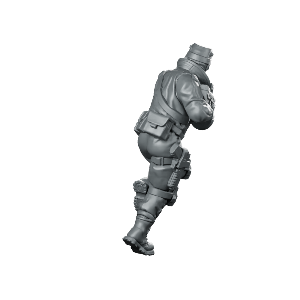 Black Cell V2 Miniature Tactical Trooper Miniature 360 Spin 04