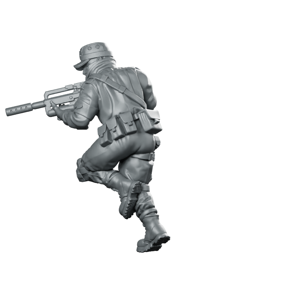 Black Cell V2 Miniature Tactical Trooper Miniature 360 Spin 06