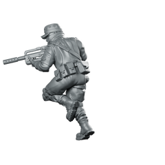 Black Cell V2 Miniature Tactical Trooper Miniature 360 Spin 06