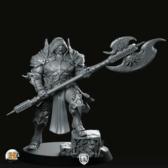 Black Knight Axe Miniature - Haito - We Print Miniatures