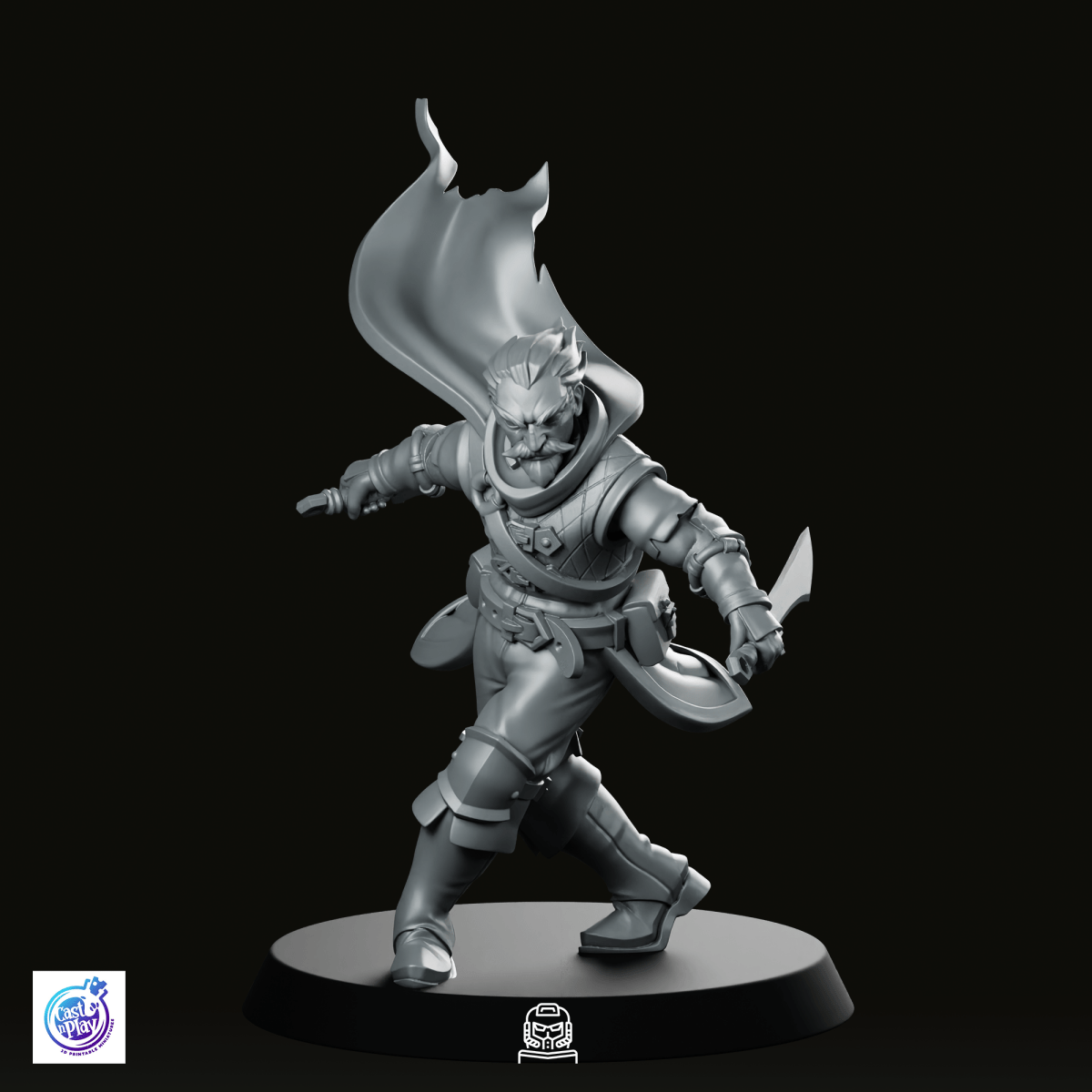 Blade Duellist Miniature - CastNPlay - We Print Miniatures