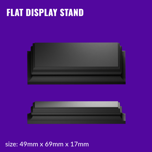 Blank Flat Display Stand for Miniatures - JMdiez - We Print Miniatures