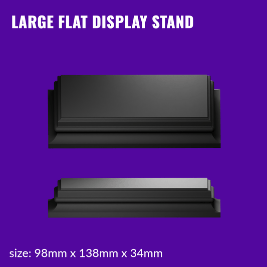 Blank Flat Display Stand for Miniatures - JMdiez - We Print Miniatures