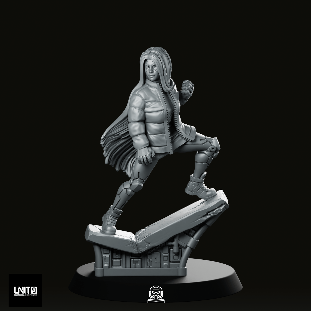 Blast Doll v2 Miniature - Unit9 - We Print Miniatures