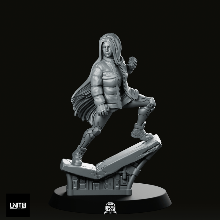 Miniatura Blast Doll v2 Donna Cyberpunk Fantascienza