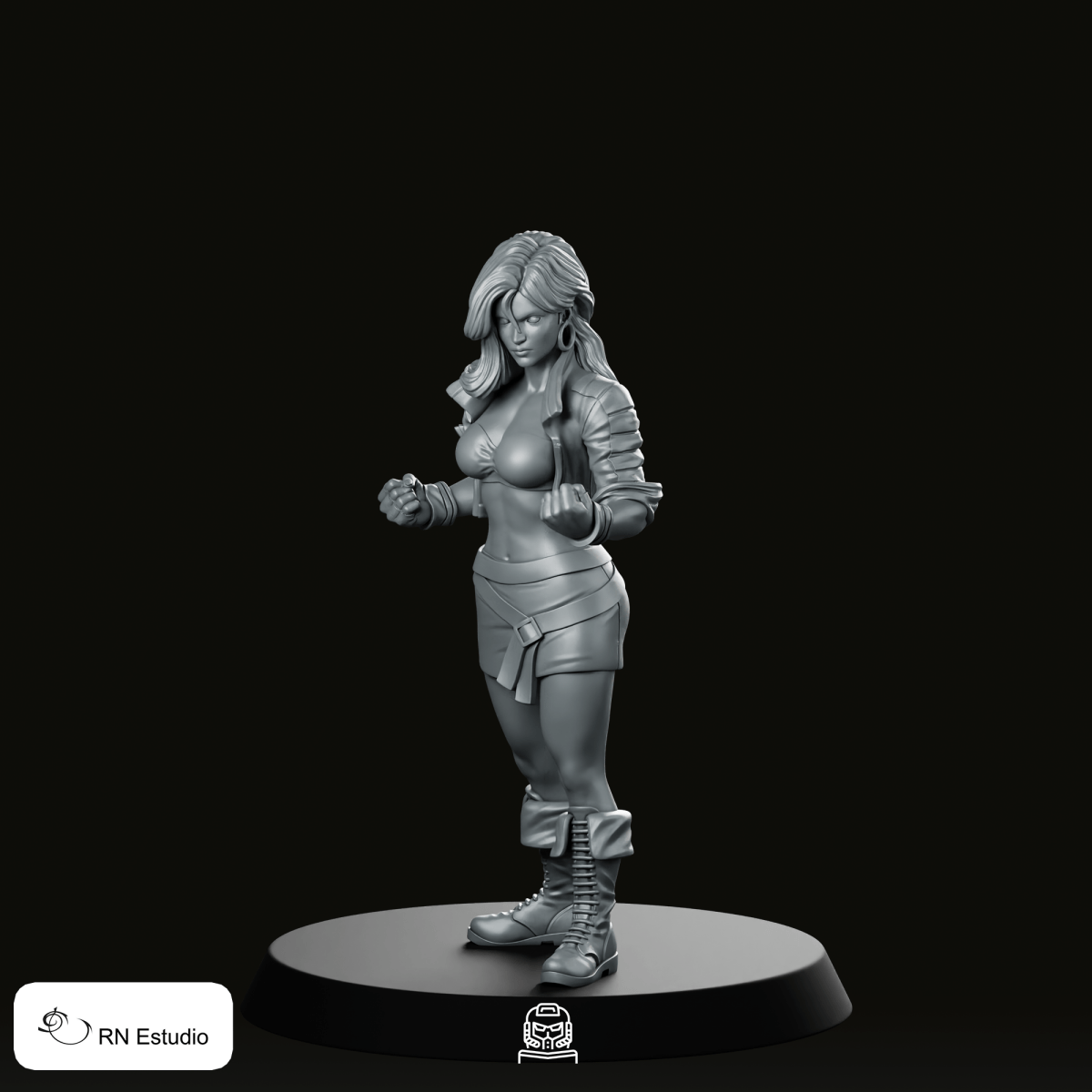 Blaze Streets Of Rage 2 Miniature - RN Estudio - We Print Miniatures