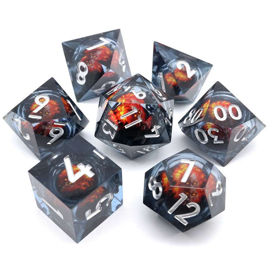 Blazing Skull | Moving Core | 7 Piece Set - Tabletop Dominion - We Print Miniatures