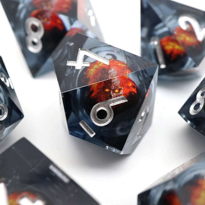 Blazing Skull | Moving Core | 7 Piece Set - Tabletop Dominion - We Print Miniatures