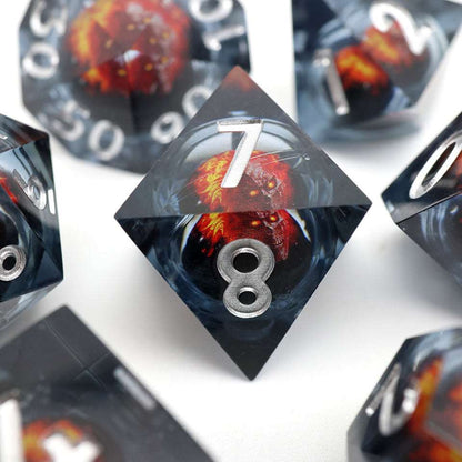 Blazing Skull | Moving Core | 7 Piece Set - Tabletop Dominion - We Print Miniatures