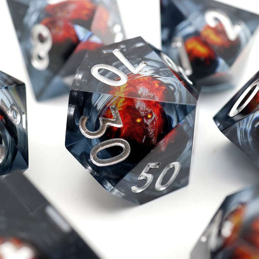 Blazing Skull | Moving Core | 7 Piece Set - Tabletop Dominion - We Print Miniatures