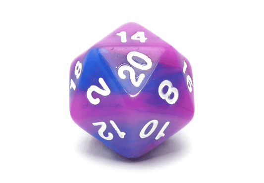 Blend Dice | Purple Blue & Red - DiceRoll UK - We Print Miniatures