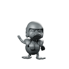 Blitze Duck 2 Miniature Armoured Soldier Miniature 360 Spin 01