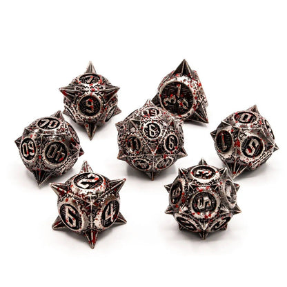 Bloody Mace | Solid Metal | 7 Piece Set - Tabletop Dominion - We Print Miniatures
