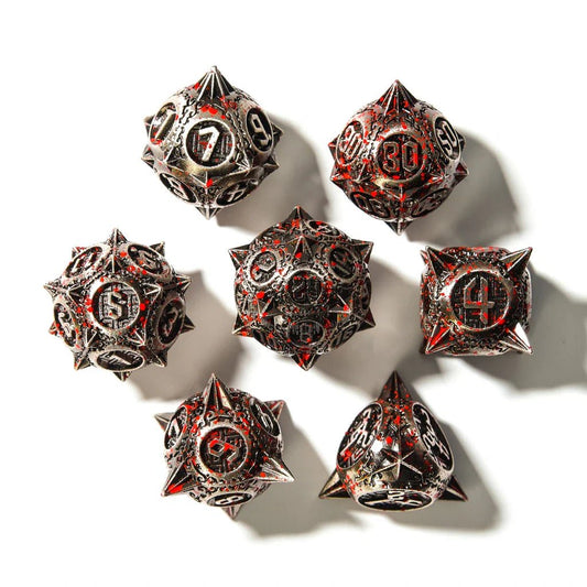 Bloody Mace | Solid Metal | 7 Piece Set - Tabletop Dominion - We Print Miniatures