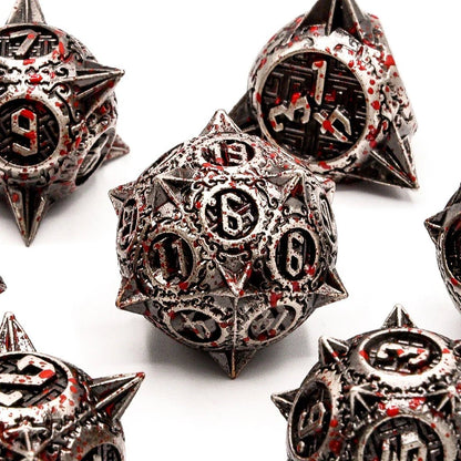 Bloody Mace | Solid Metal | 7 Piece Set - Tabletop Dominion - We Print Miniatures