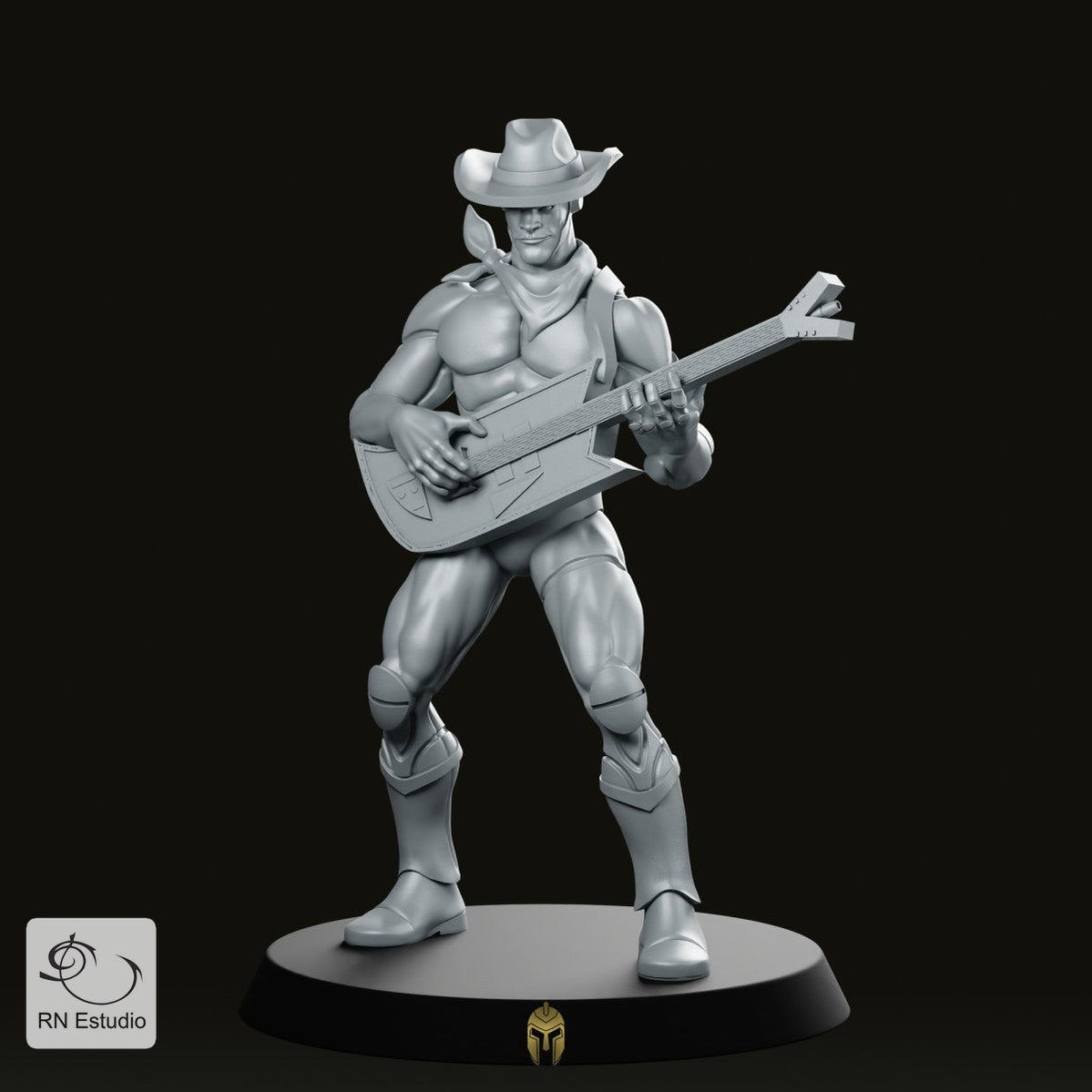 Bluegrass Bard Miniature - We Print Miniatures