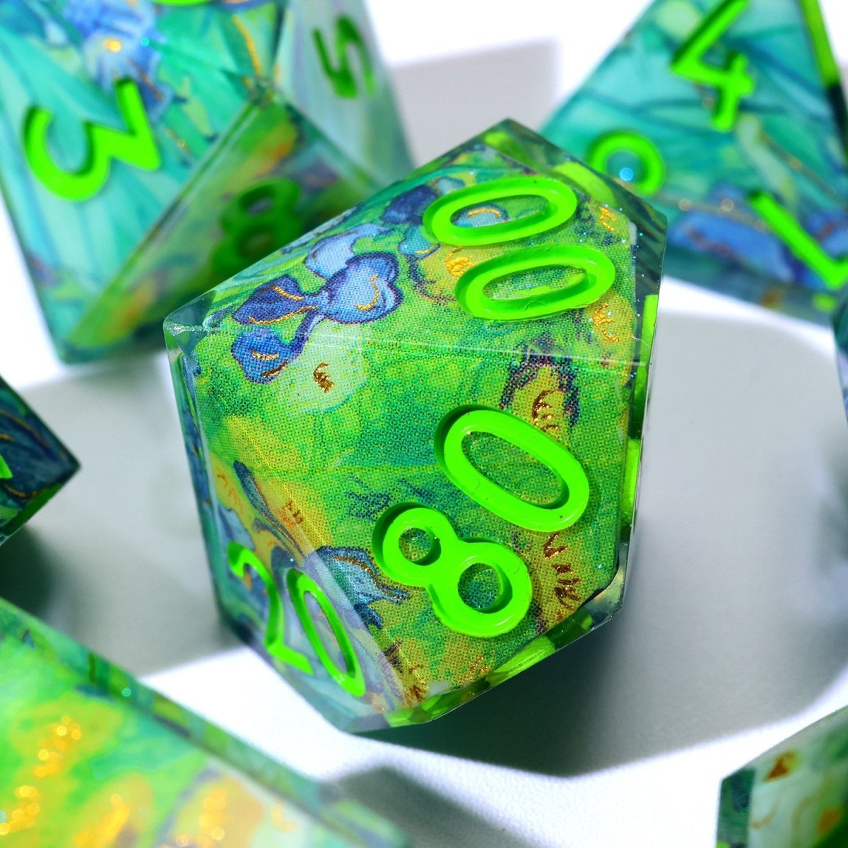Bluemorn Grove | Art Core Dice | 7 Piece Set - Tabletop Dominion - We Print Miniatures